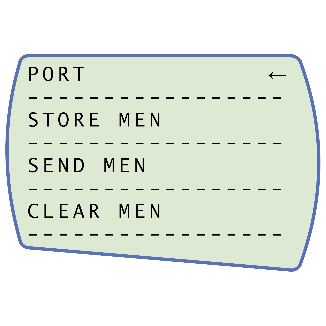 AFG Port Menu