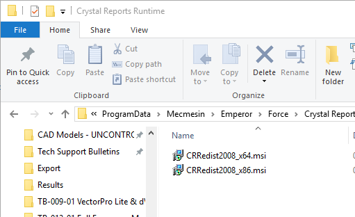 Emperor Crystal Reports Installer