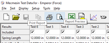 Emperor Force Print Report