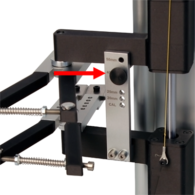 Setting the Gauge Length Close