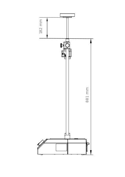 VortexPro - Diagram/dimensions (Side)