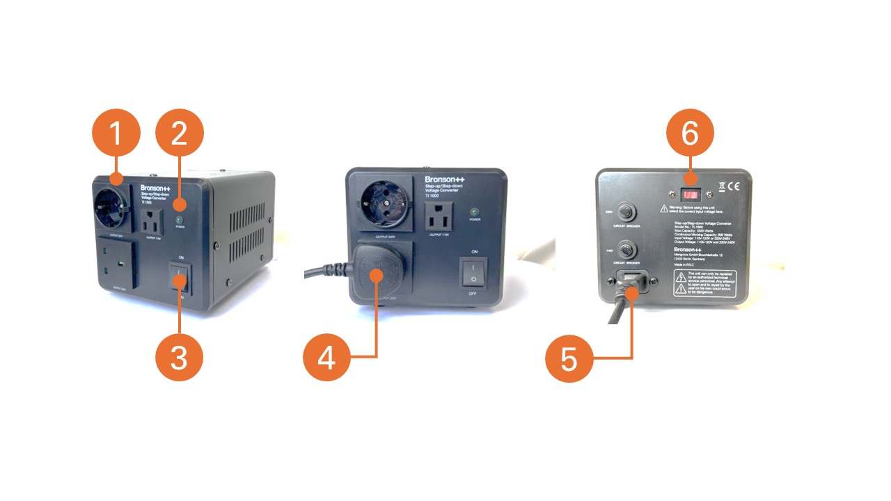 External transformer voltage converter