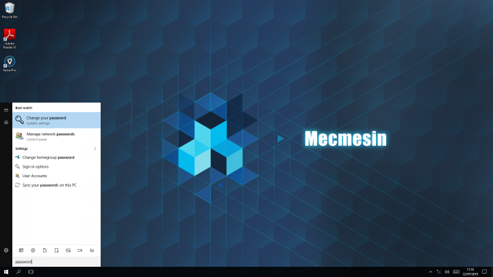 Changing Your Password in Windows 10